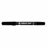 FABRIC FUN Dual Tip Fabric Marker - Black